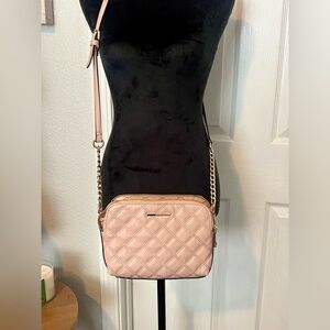Aldo Blush Quilted Crossbody Bag